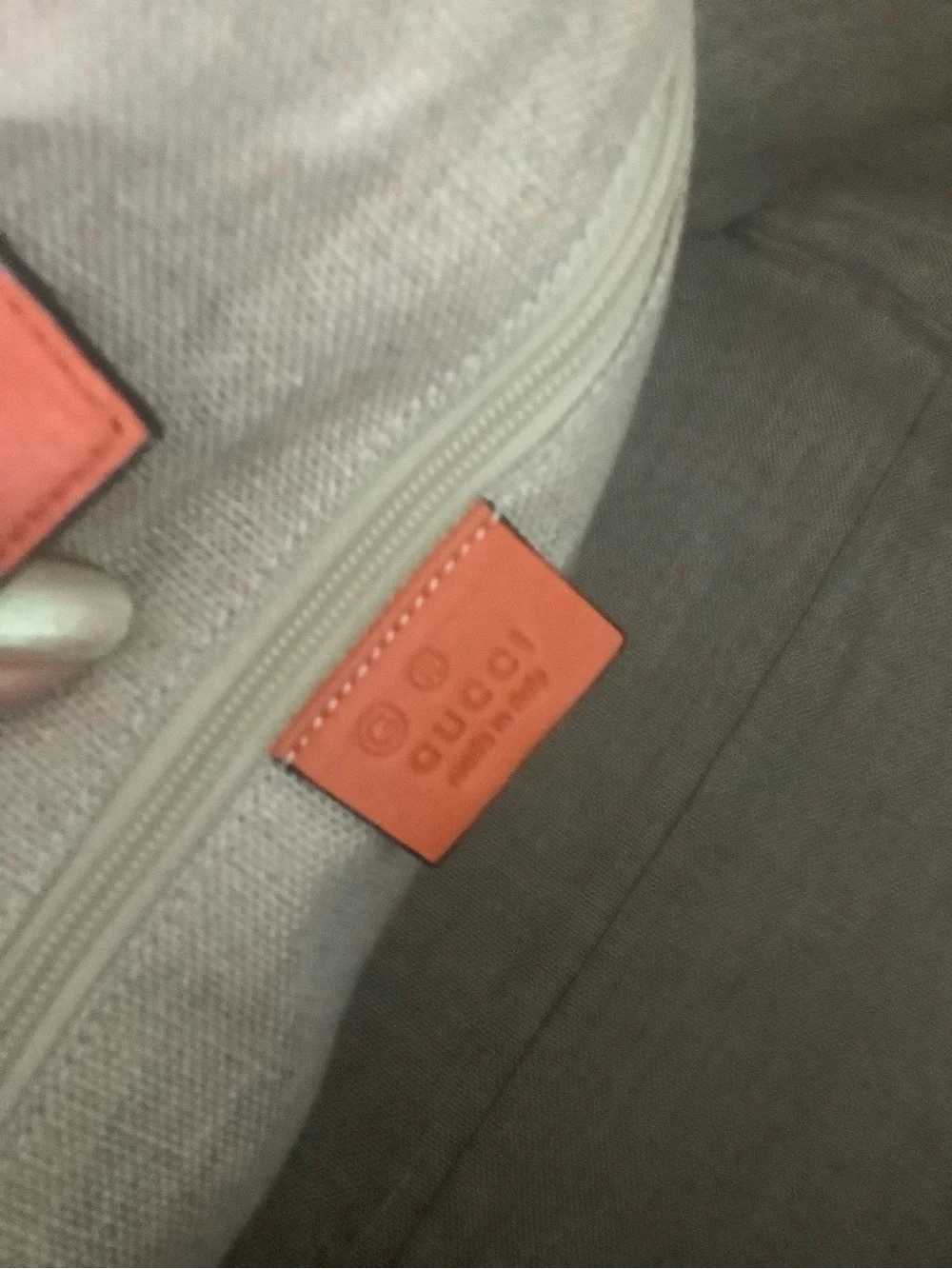 Gucci Microguccissima Joy Orange Leather Tote Bag